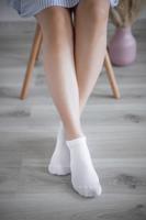 Barefoot ponožky krátke - biele 43-46