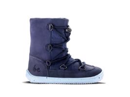 Detské zimné barefoot topánky Be Lenka Snowfox Kids 2.0 - Dark &amp; Light Blue 25