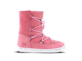 Detské zimné barefoot topánky Be Lenka Snowfox Kids 2.0 - Rose Pink 27
