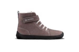 Detské zimné barefoot topánky Be Lenka Winter Kids - Chocolate 25