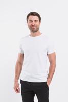 Pánske tričko s okrúhlym výstrihom Be Lenka Essentials - White s